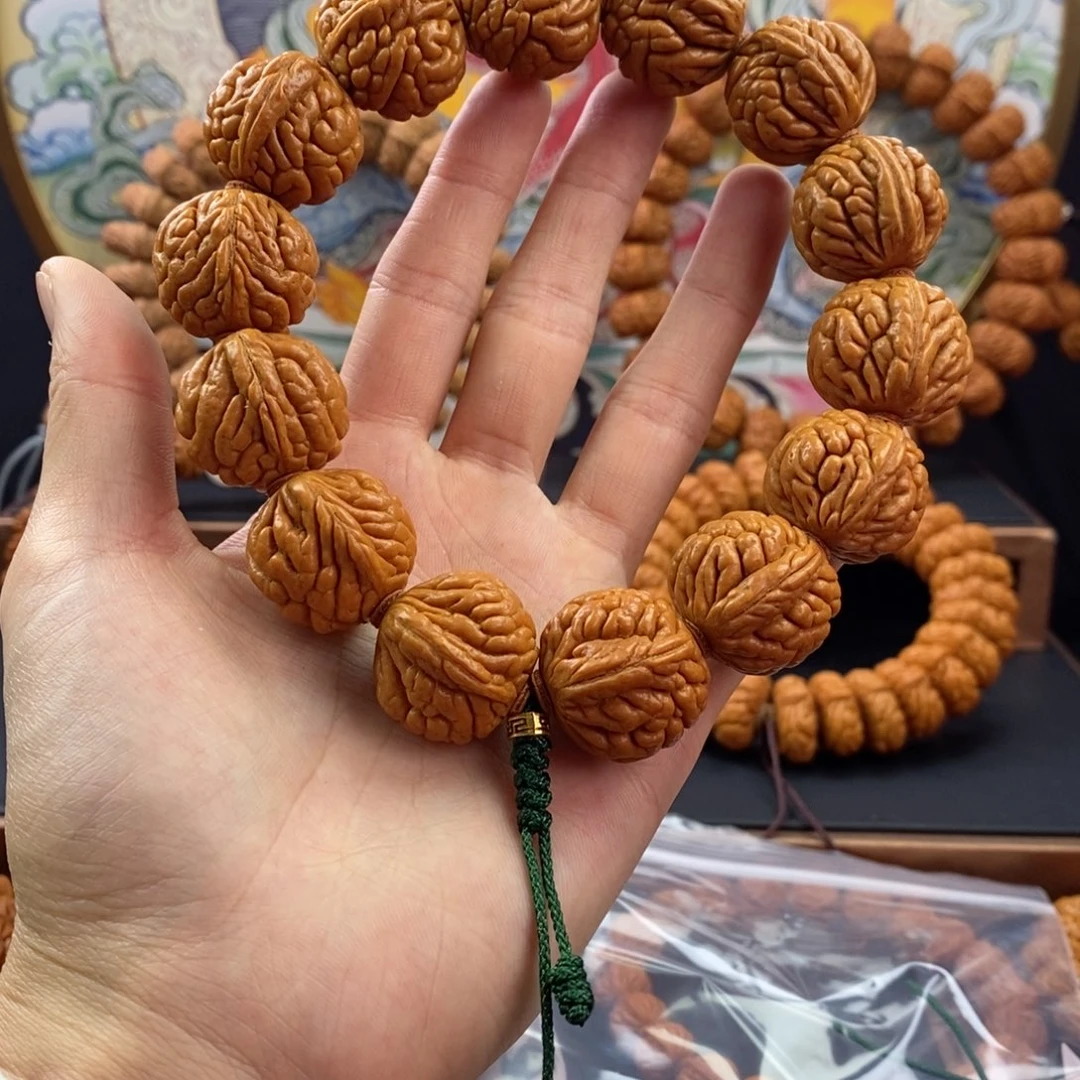 桃核手串龙纹桃核矮霸