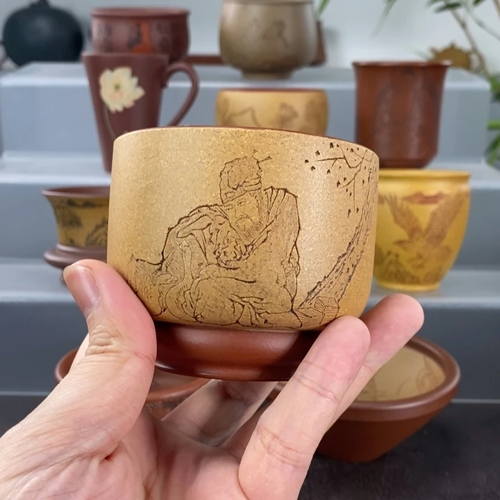 *****宜兴紫砂手工主人杯
