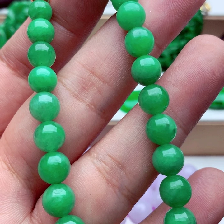 翡翠未镶嵌手链手串