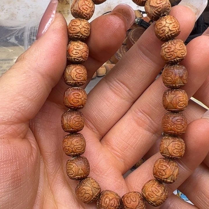 手串/手链降真香降真香89直切黄油天花板超一档雕刻