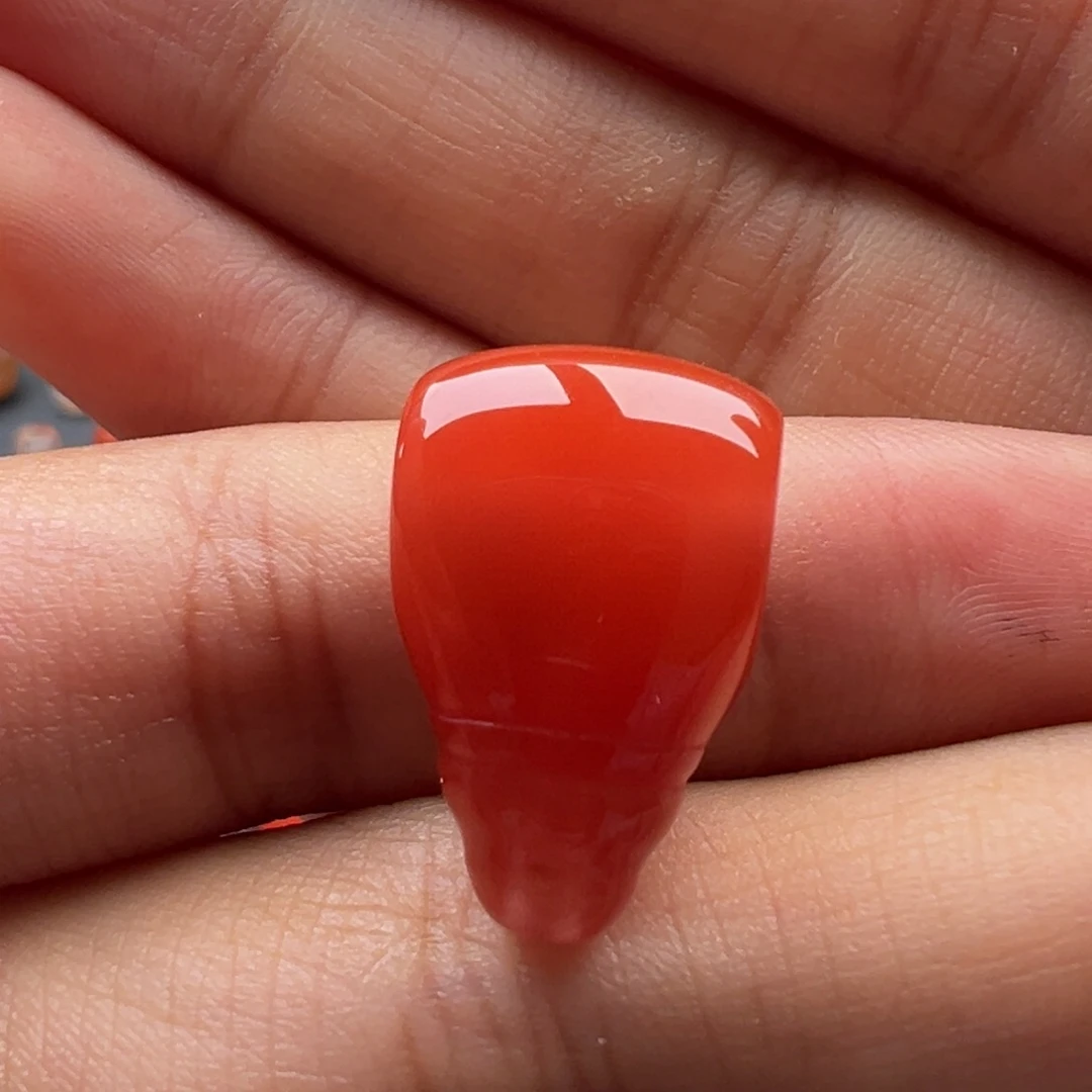 南红玛瑙三通13.0未镶嵌