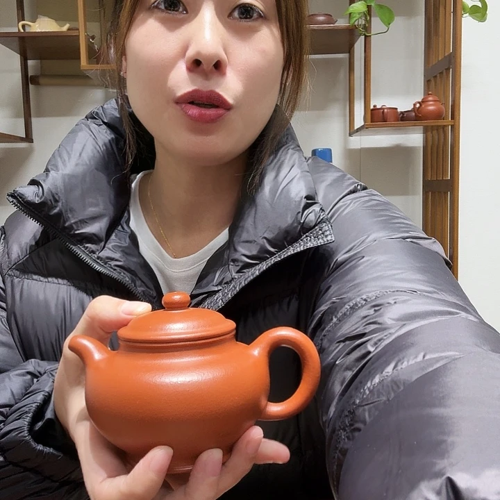 乖***头紫砂茶壶全手工220cc