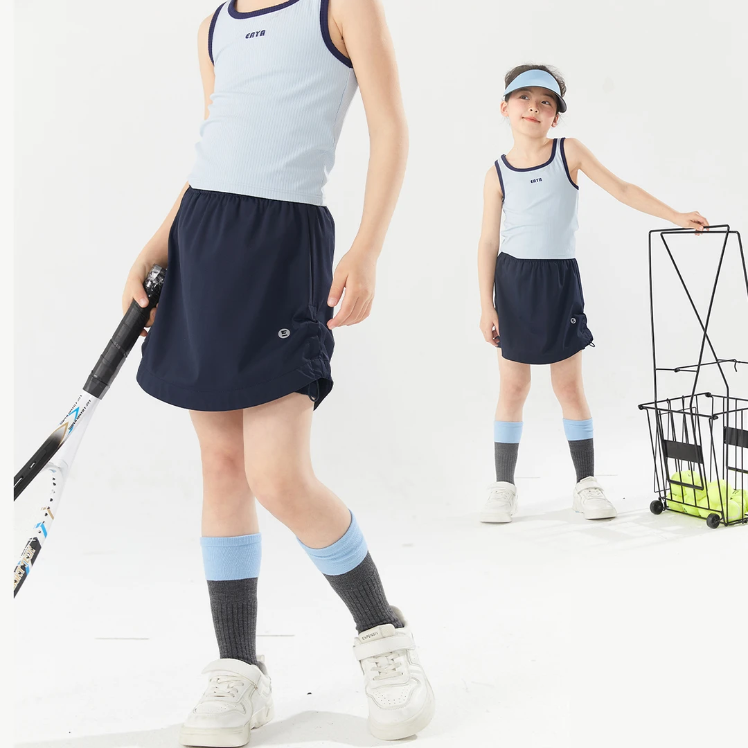 EAYAKIDS童装【小A裙】女童速干夏季半身裙休闲短裙薄款沙滩短裙