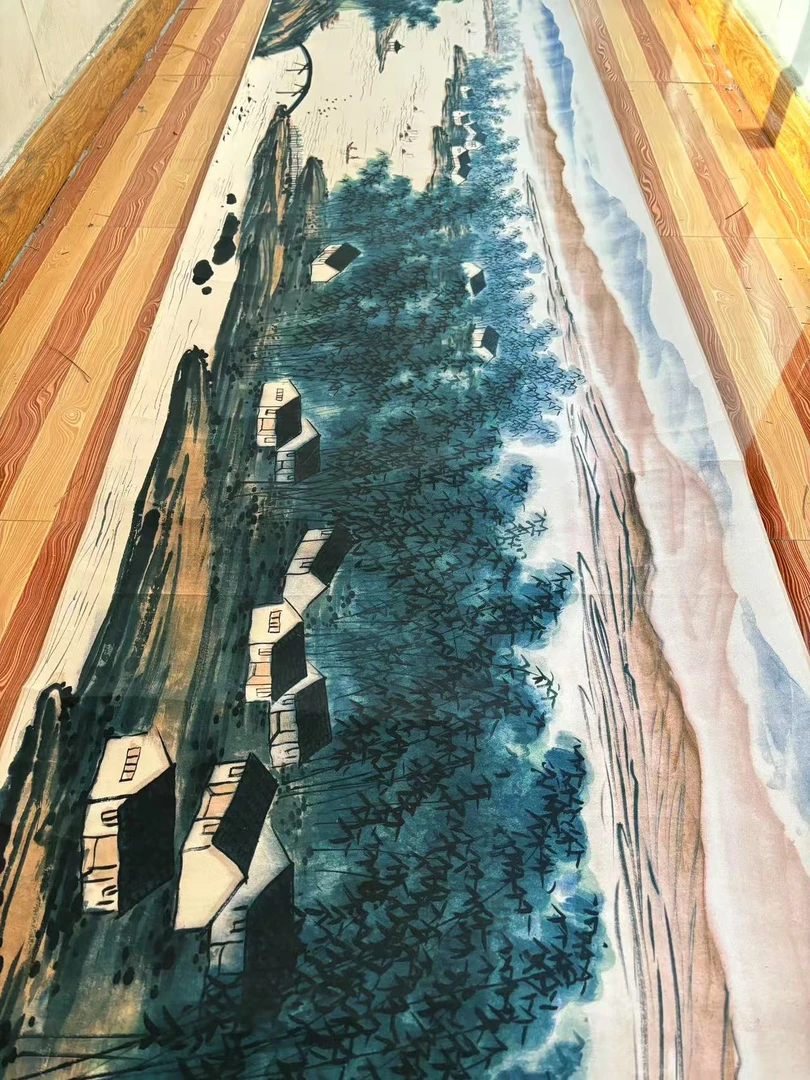 【D  大长卷画 荒江野趣 齐 】  瑞龘旧物精选精品--