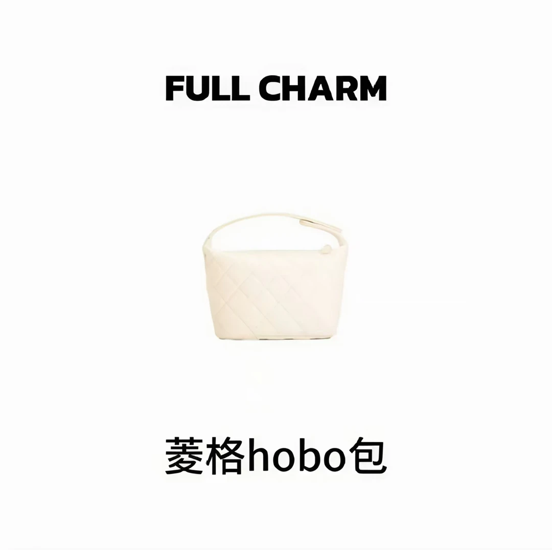 【E302】菱格hobo包-百搭手提单肩斜挎包大容量通勤女包