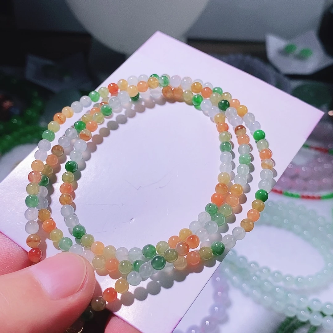 定制翡翠未镶嵌天然缅甸翡翠A货卡4