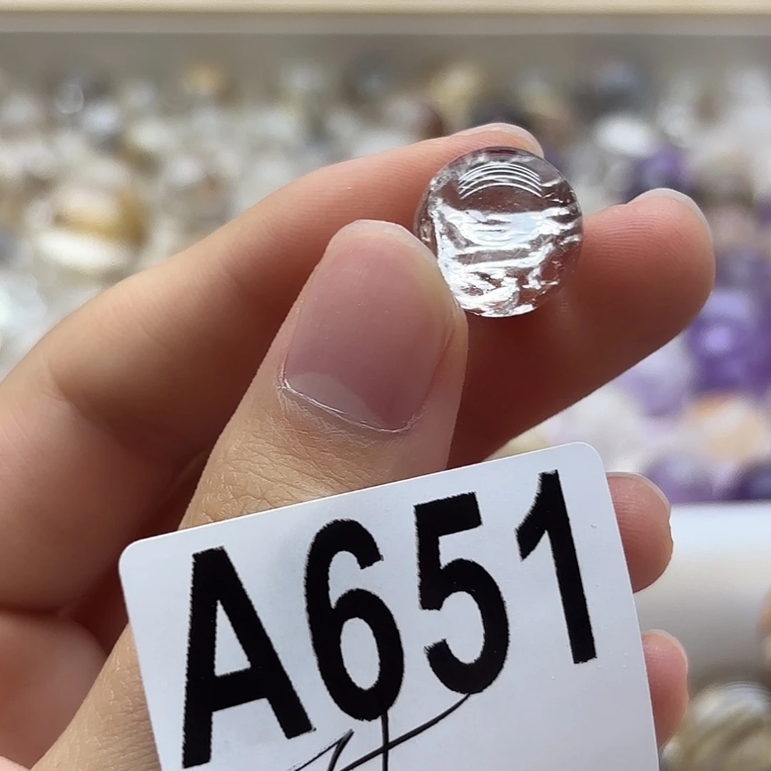 锄***️珠宝半成品水晶未镶嵌651