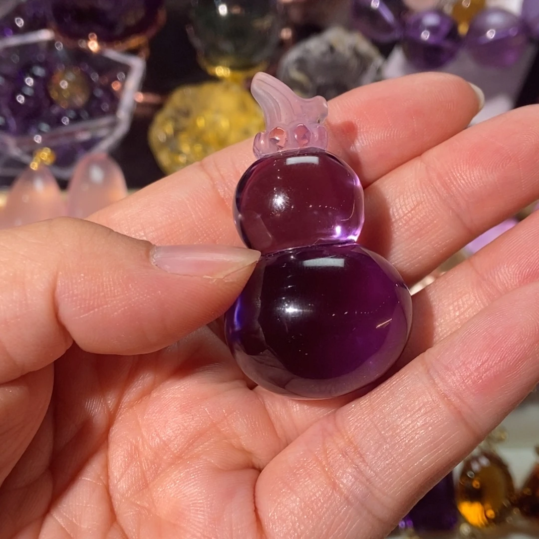 颈饰未镶嵌水晶天然水晶吊坠