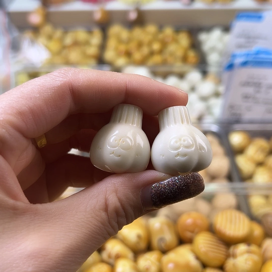 菩提根/象牙果吊坠全品白大蒜2颗