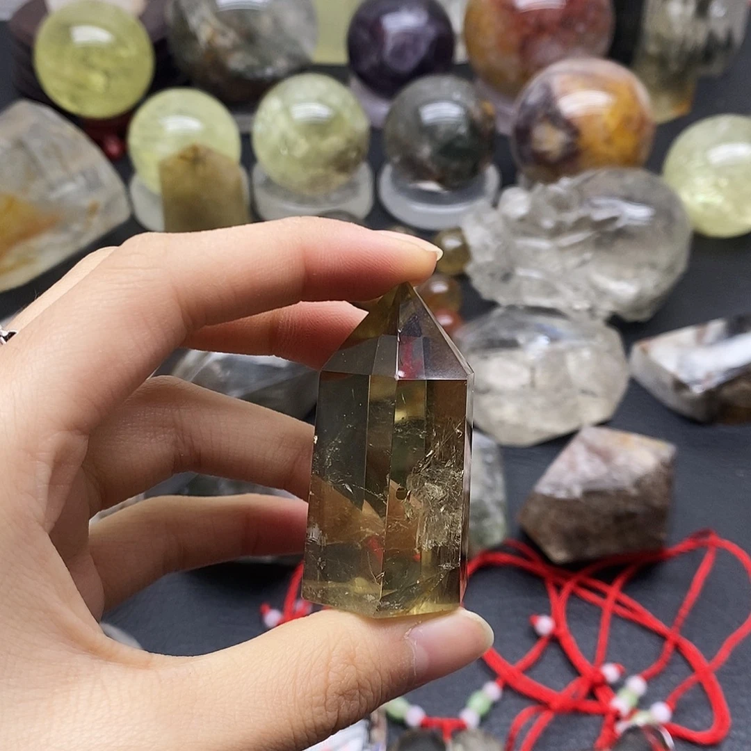 紫***晶水晶未镶嵌珠宝半成品64水晶石