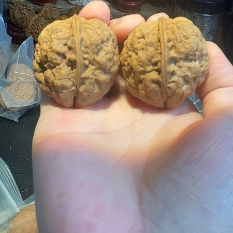 把件文玩核桃十八包带彩40