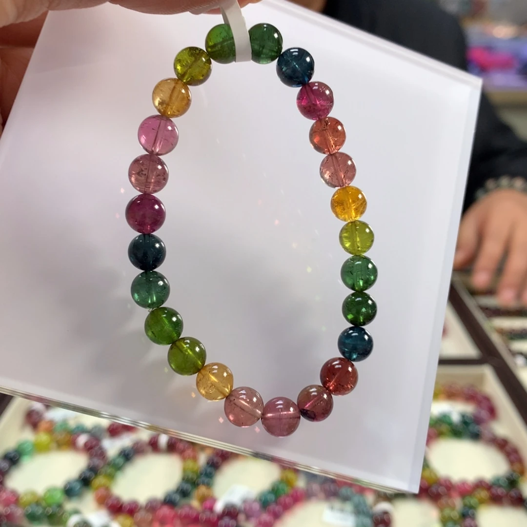 碧玺手链未镶嵌7,5左右