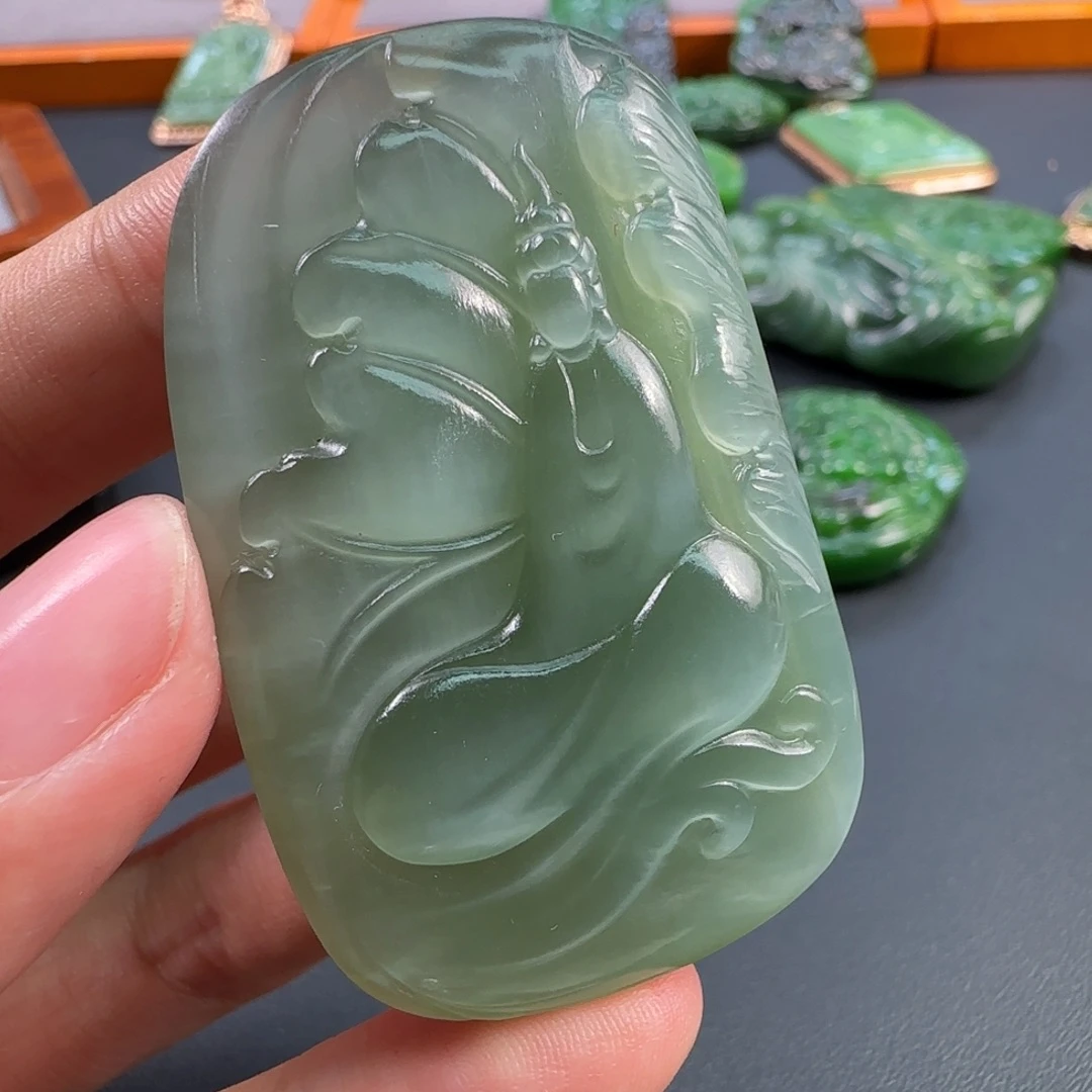 平***࿐颈饰未镶嵌和田玉