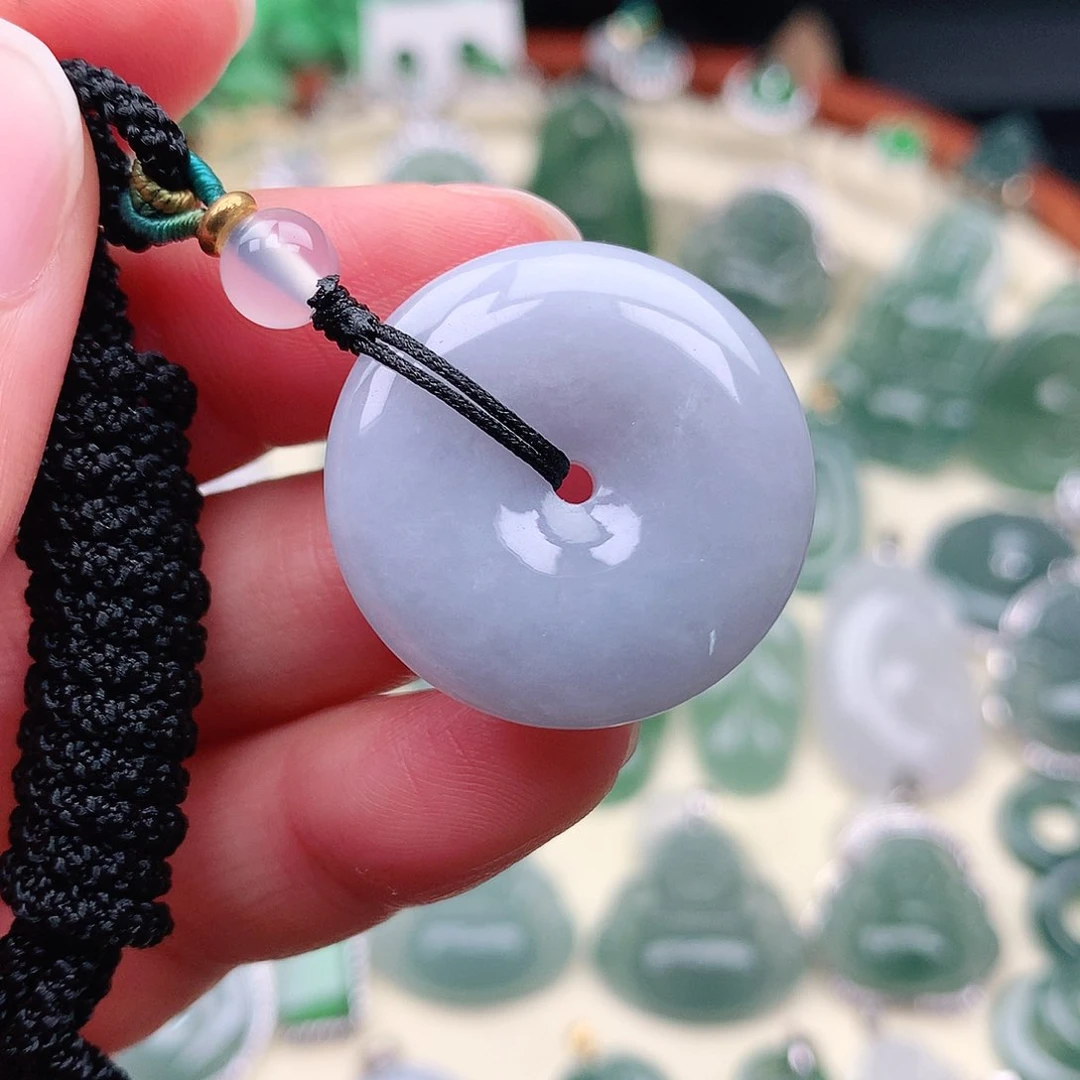 翡翠挂件未镶嵌吊坠