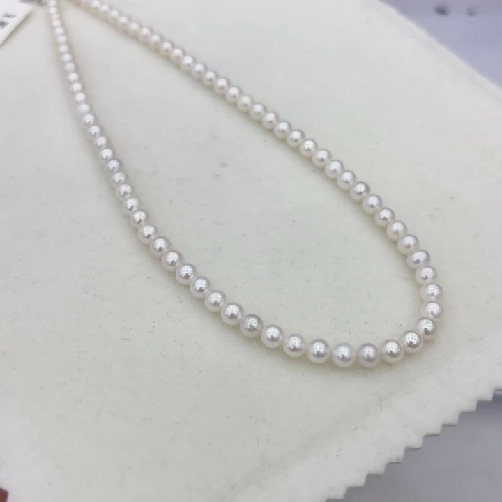 淡水珍珠颈饰银S925镶嵌601