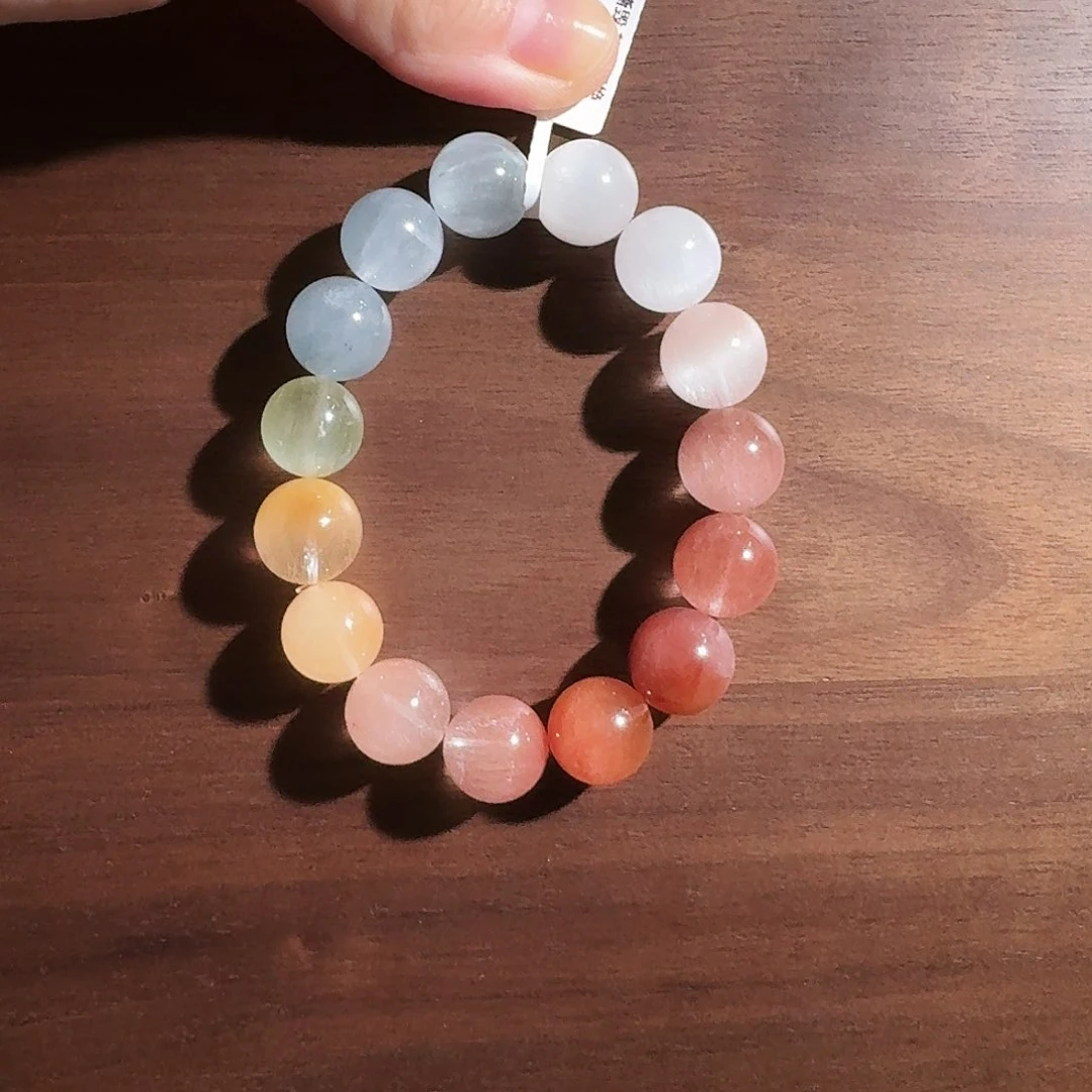 未镶嵌手串水晶木**?天然水晶手串木棉花13+