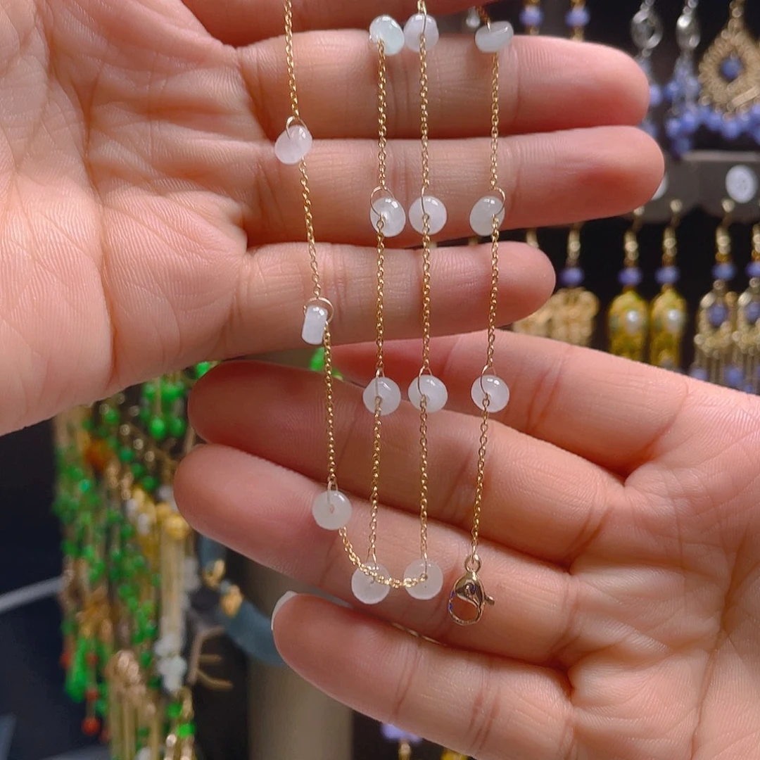 翡翠合金耳饰翡翠