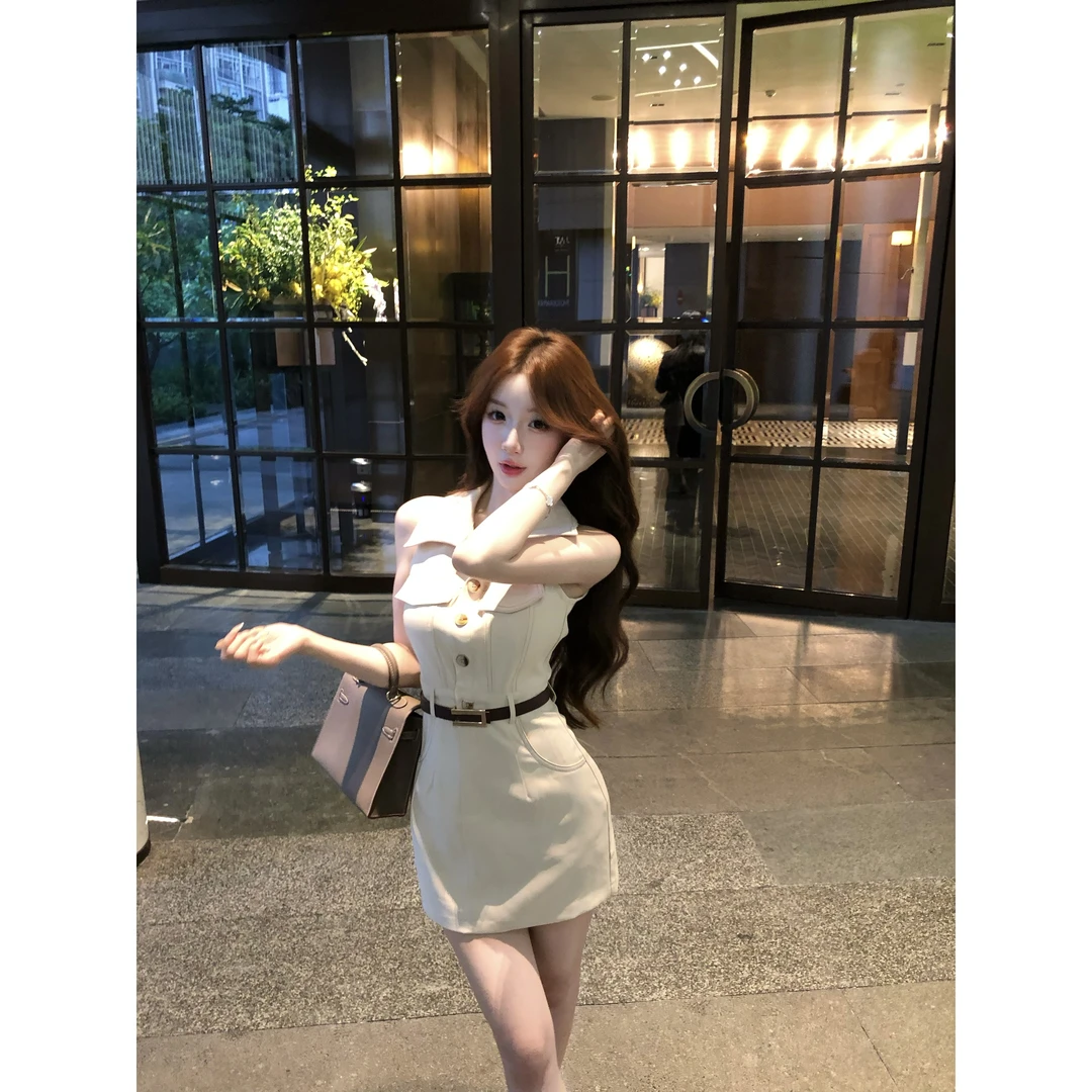 XUAN璇璇【米兰灵感】设计感绝代风华中高腰连衣裙LWJ25A1Q505