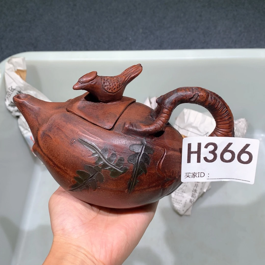 茶壶粗砂紫砂茶壶366