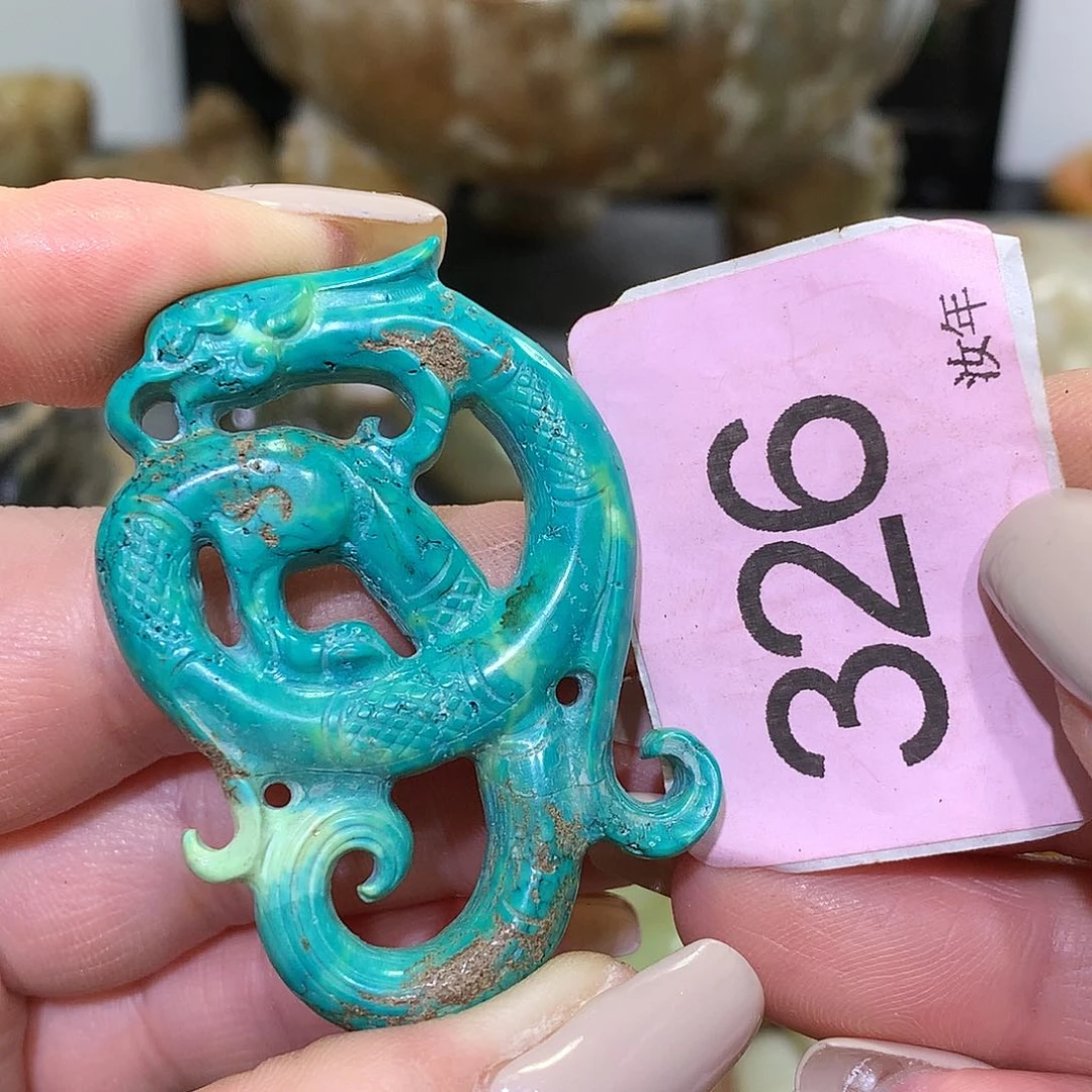 颈饰未镶嵌和田玉武****堂