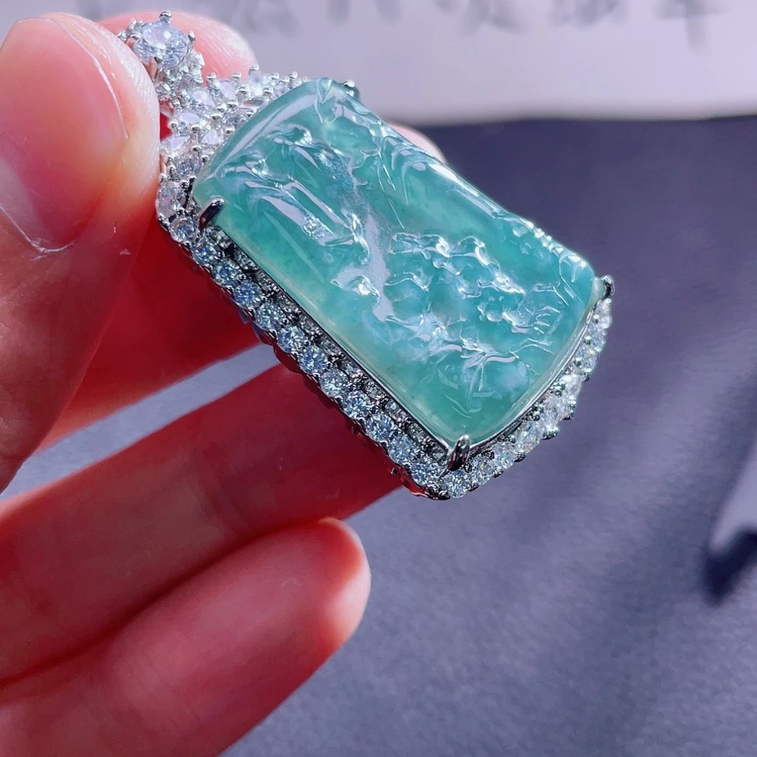 翡翠颈饰未镶嵌999999999