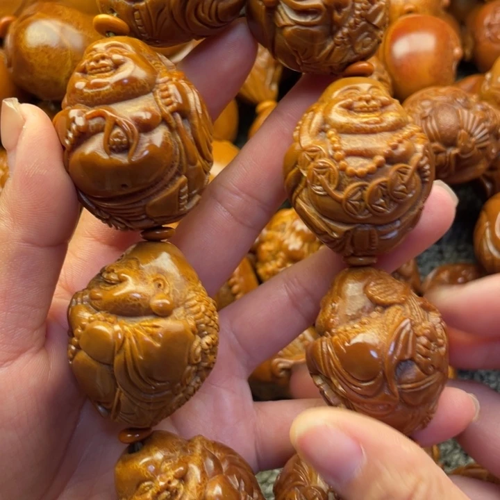 橄榄核吊坠老*童橄榄核