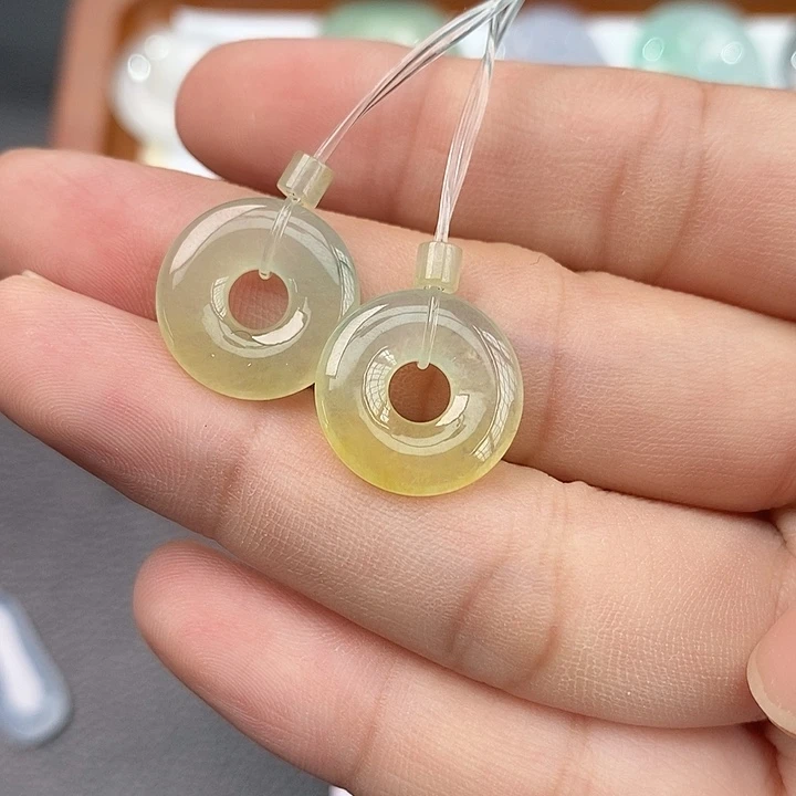 翡翠未镶嵌颈饰15.2-2.7