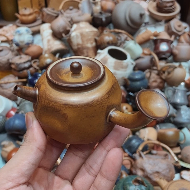 柴烧老岩泥高端茶器