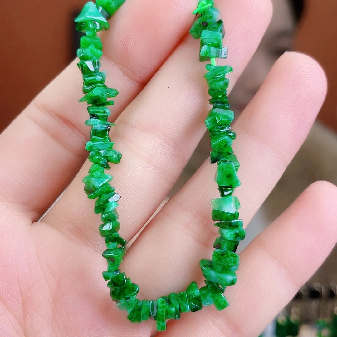 翡翠未镶嵌耳饰饰品