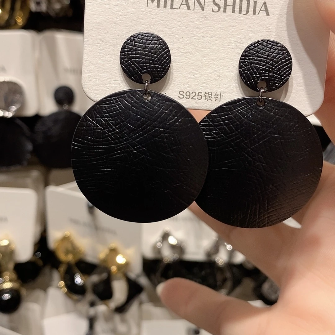 铜合金925银无全黑色圆片