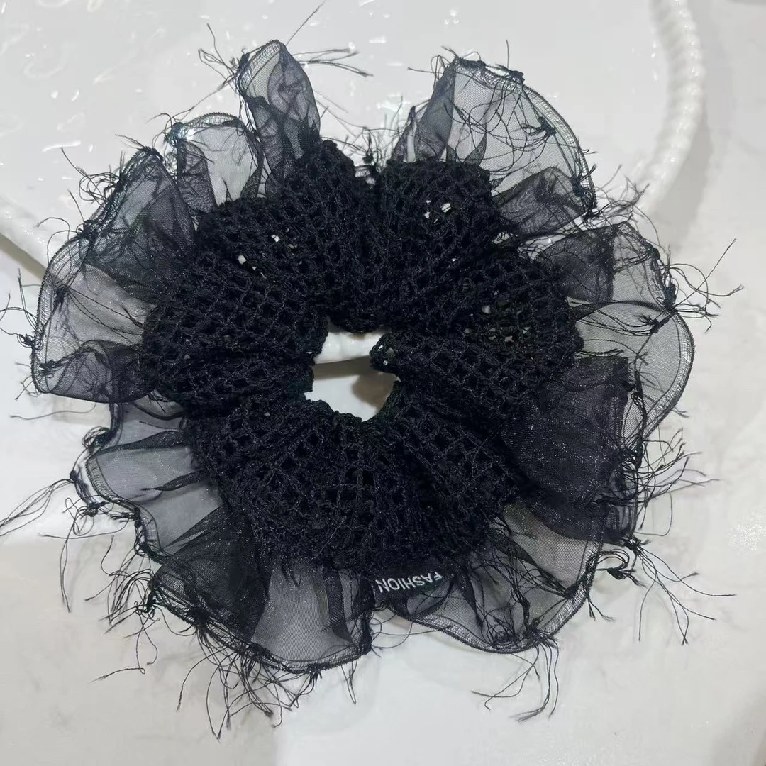 韩版2025新款韩系睫毛发圈气质头圈头绳高级感大肠发圈