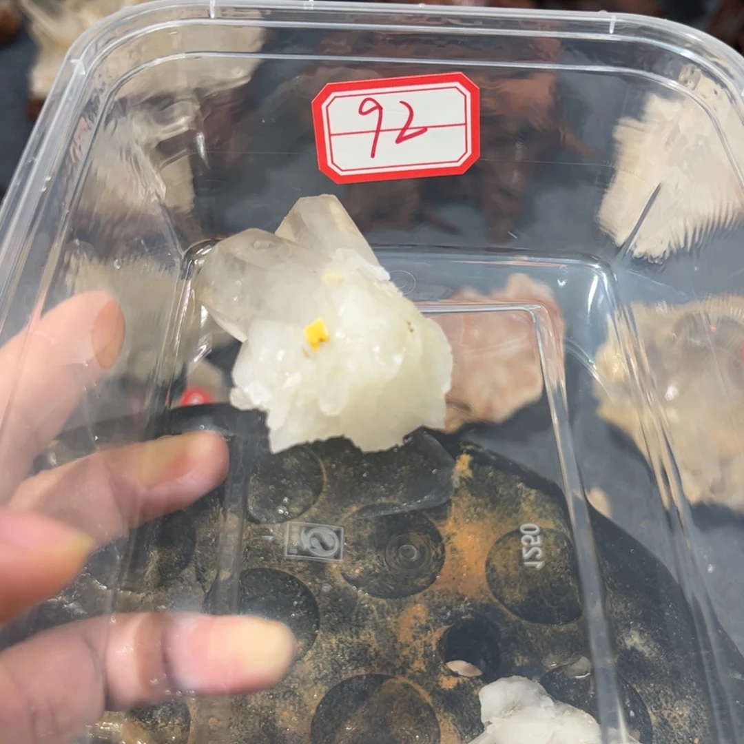 美***始水晶未镶嵌珠宝半成品