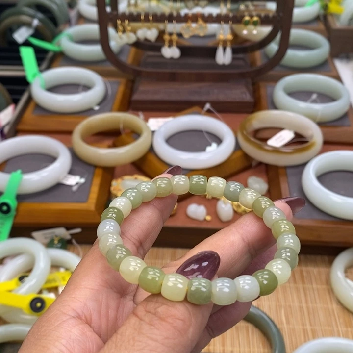 未镶嵌手串和田玉