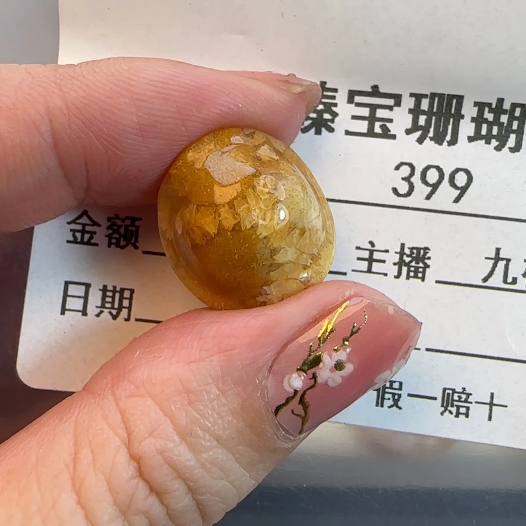 硅化珊瑚（珊瑚玉）未镶嵌吊坠(不含链)