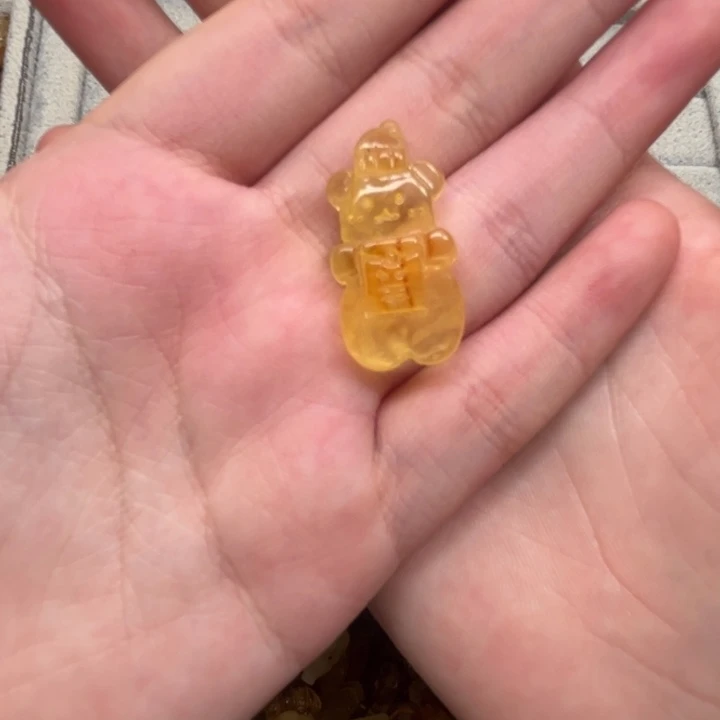 裸石琥珀未镶嵌天然蜜蜡配件