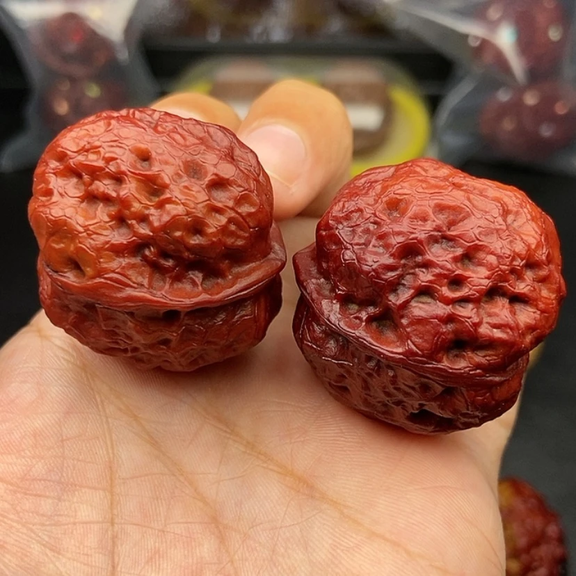 【闪购商品】把件文玩核桃36尺金蟾舍俐
