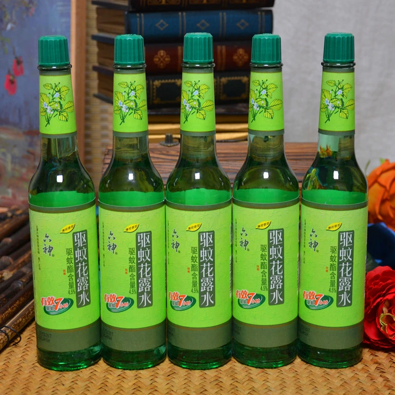 六神驱蚊花露水195ml防虫清香型经典清凉舒爽老牌子驱虫防蚊水