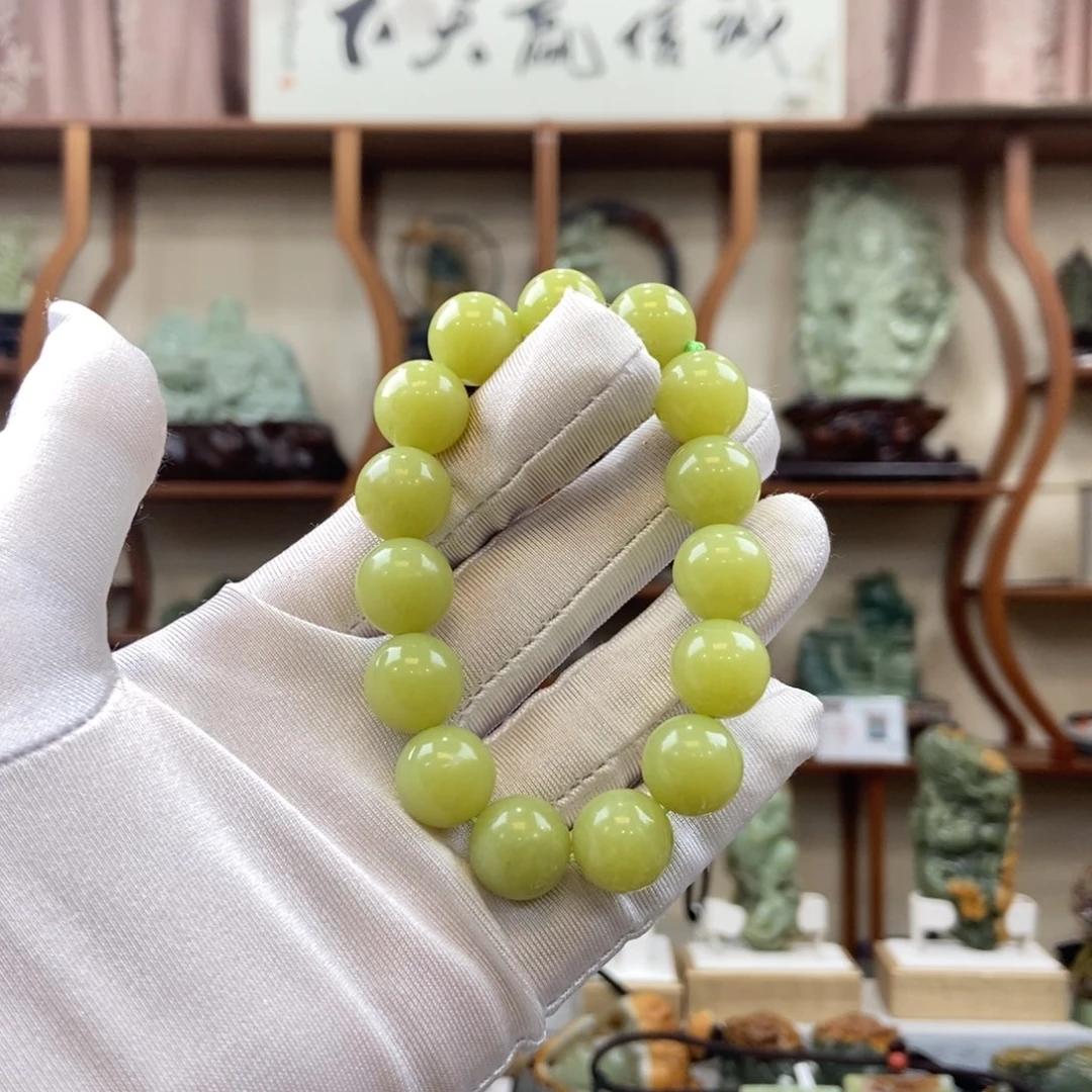 蛇纹石玉未镶嵌手串