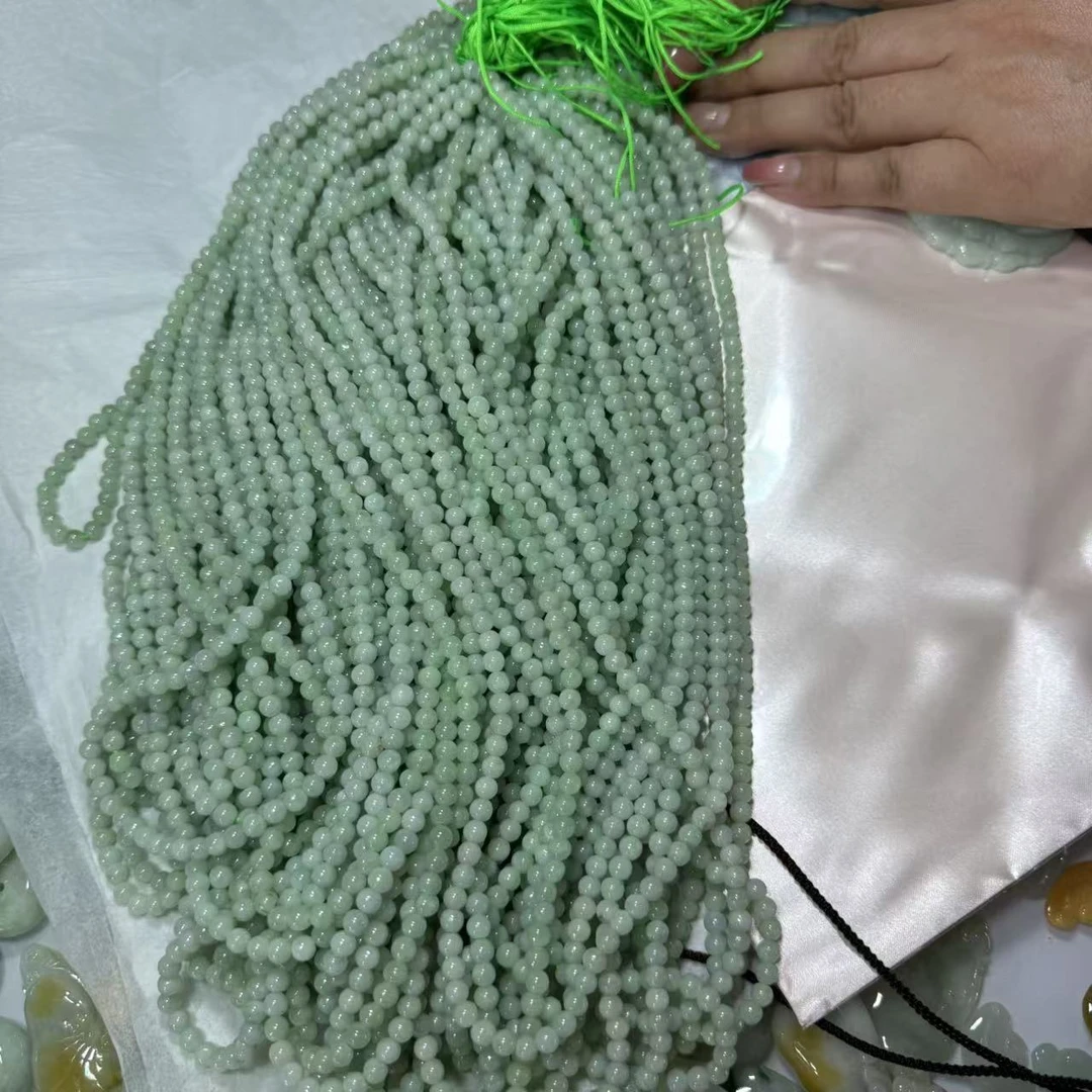 天然A货翡翠项链-卡5mm+-c893-多样性发一