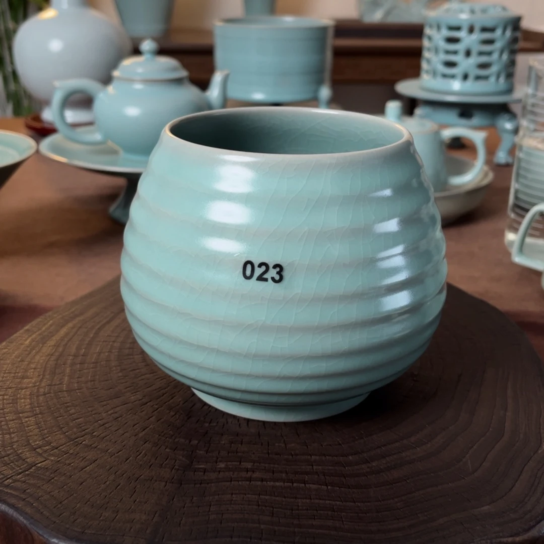 微瑕023原矿汝官窑作品