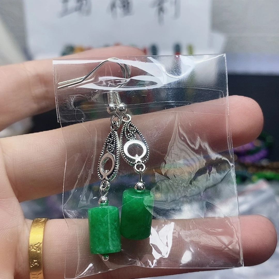未镶嵌耳坠玛瑙/玉髓92