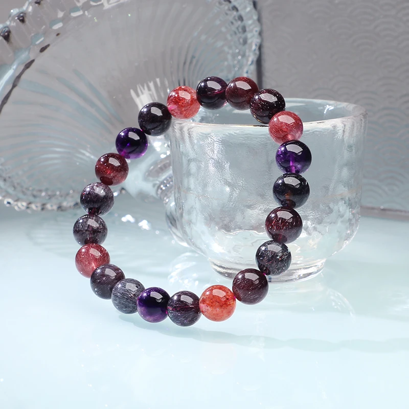 莫奈花园桃花醉超七单手链CQ550-多样性发其一