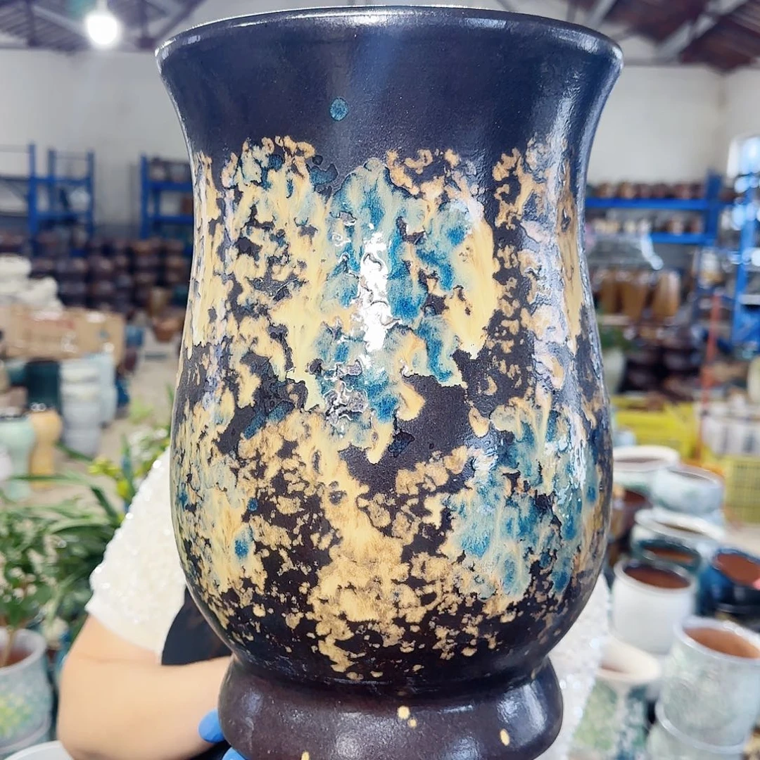 紫砂花盆高30口20