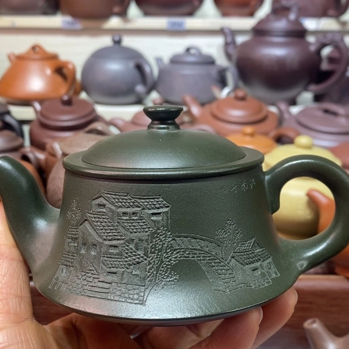 茶壶紫砂微瑕处理一把