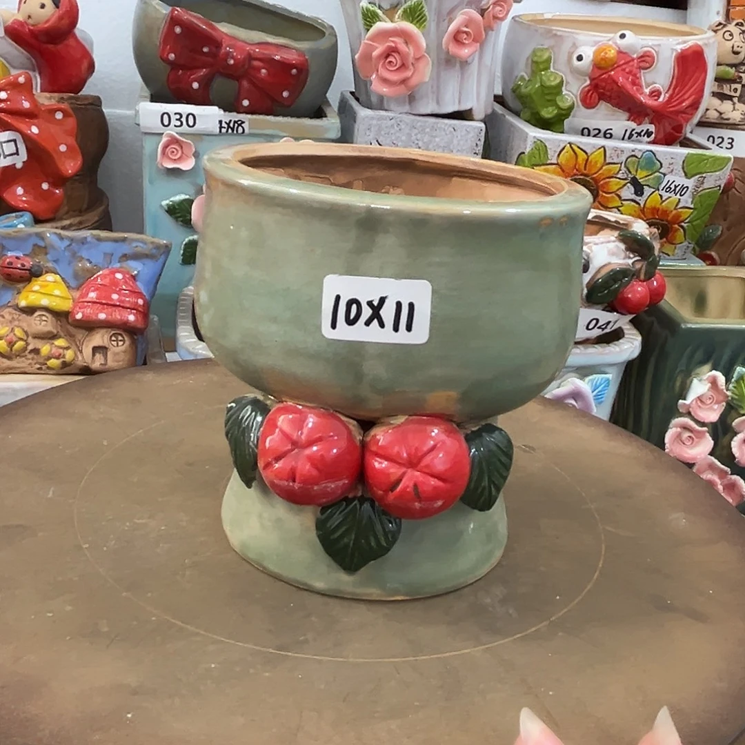 粗陶多肉花盆花盆