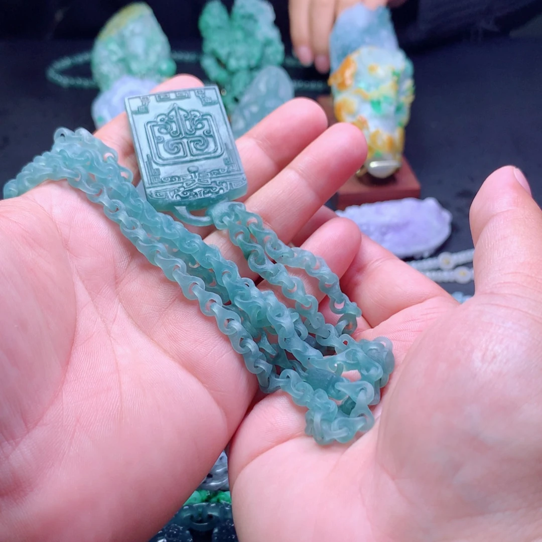 瓜***婆定制翡翠未镶嵌翡翠