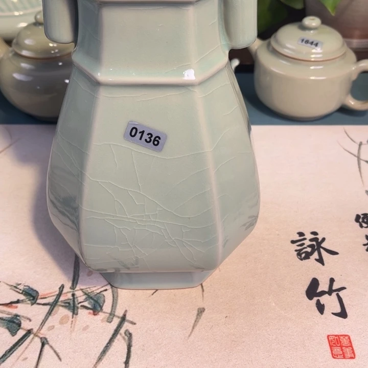 杯子瓷0136 青鸾汝瓷汝州发货