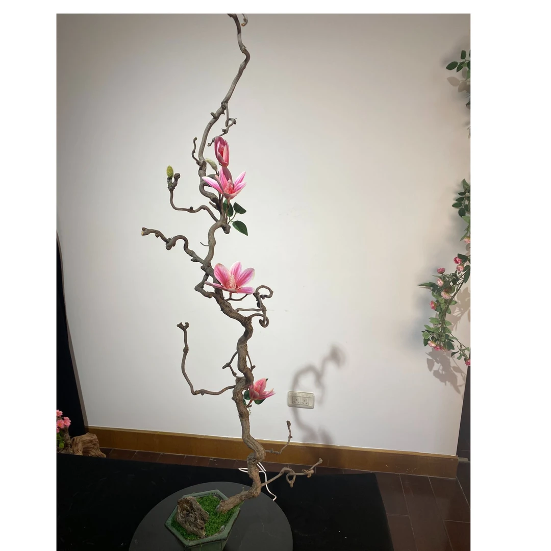 百年枯木纯手工打造室内仿真盆景艺术孤品摆件