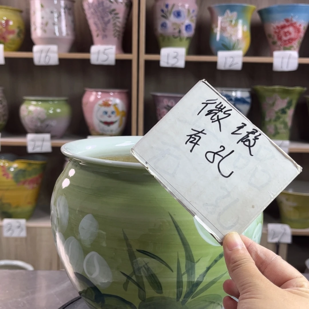 景德镇陶瓷花盆花盆