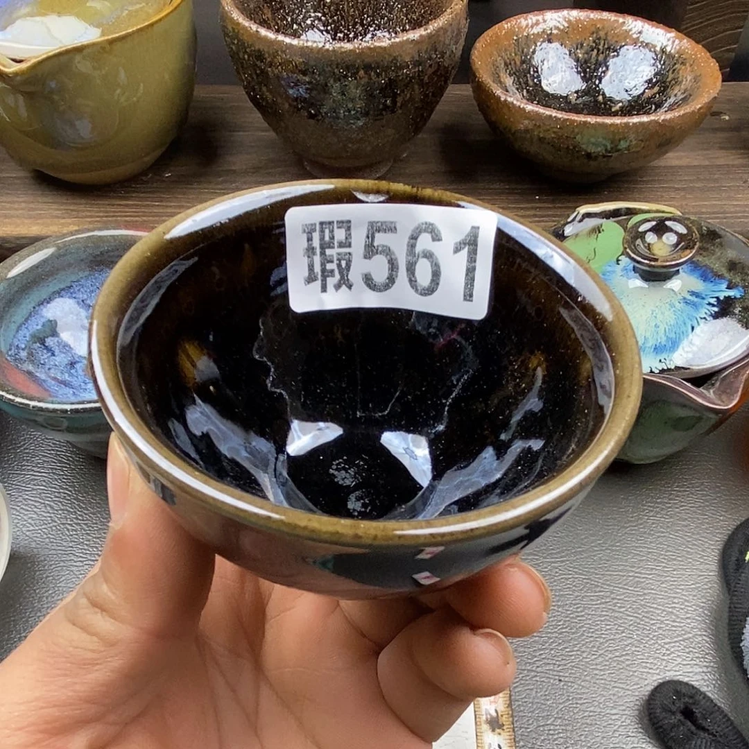 茶盏微瑕建盏主人杯子